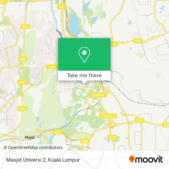 Masjid Universi 2 map