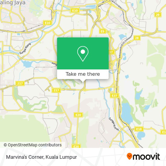 Marvina's Corner map