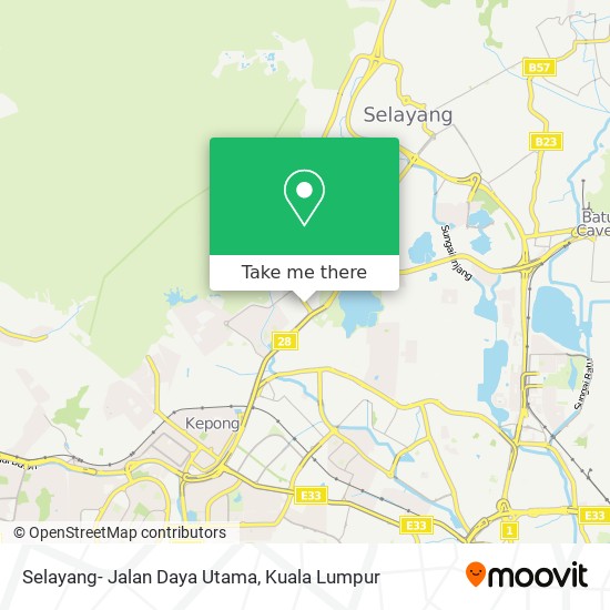 Selayang- Jalan Daya Utama map