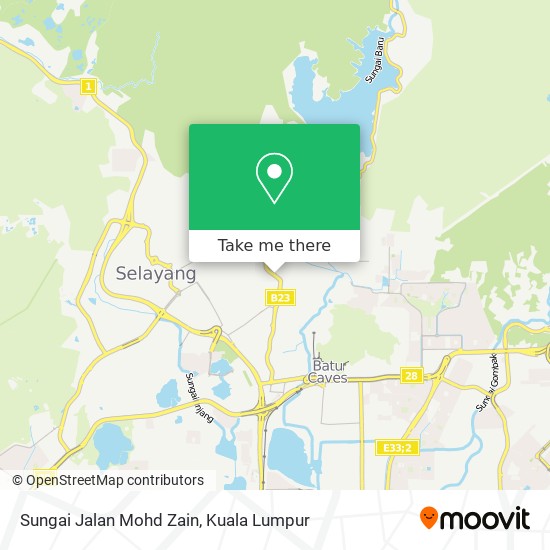 Sungai Jalan Mohd Zain map