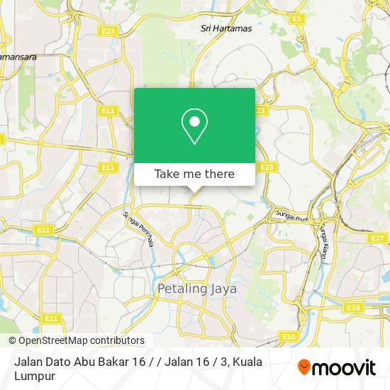 Peta Jalan Dato Abu Bakar 16 / / Jalan 16 / 3