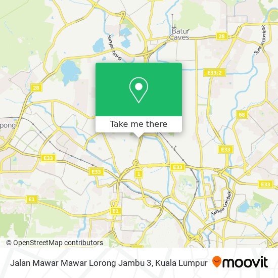 Jalan Mawar Mawar Lorong Jambu 3 map