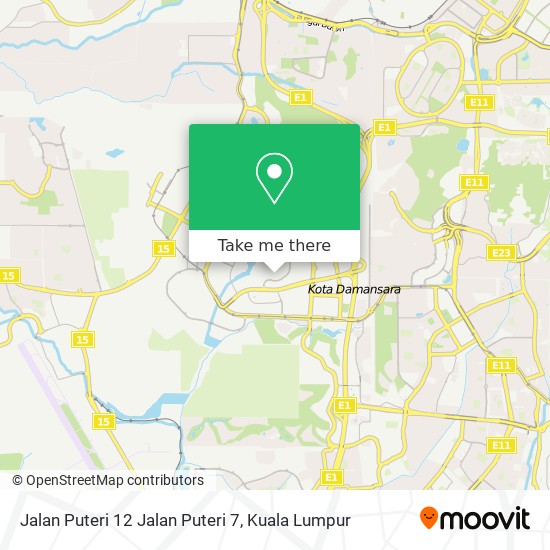 Jalan Puteri 12 Jalan Puteri 7 map