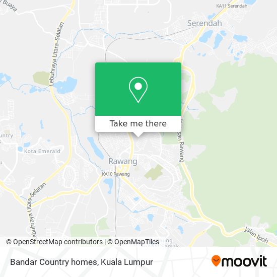 Bandar Country homes map