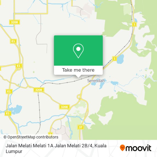 Peta Jalan Melati Melati 1A Jalan Melati 2B / 4