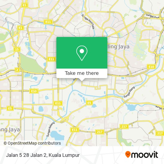 Jalan 5 28 Jalan 2 map