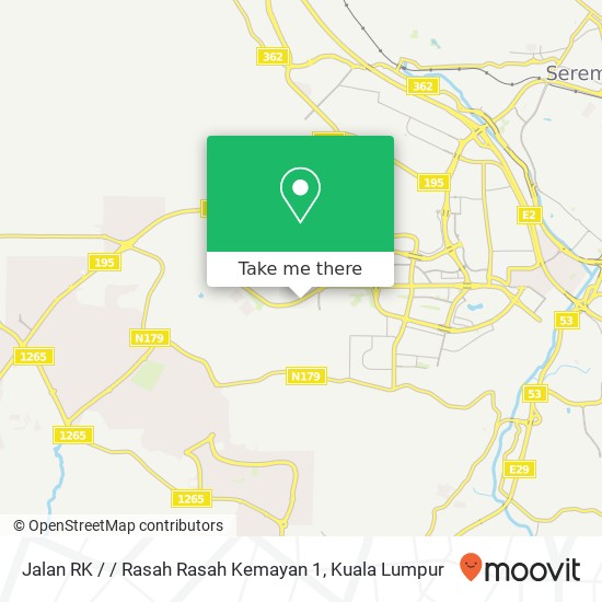 Jalan RK / / Rasah Rasah Kemayan 1, 70300 Rasah map