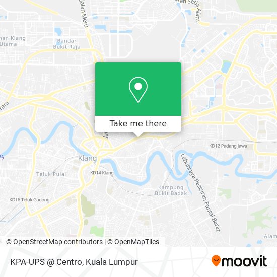 KPA-UPS @ Centro map