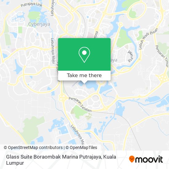 Glass Suite Boraombak Marina Putrajaya map