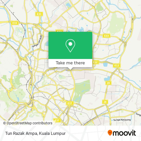 Tun Razak Ampa map