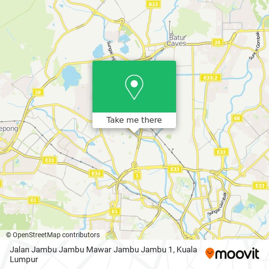 Peta Jalan Jambu Jambu Mawar Jambu Jambu 1