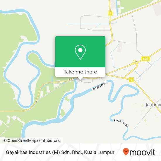 Peta Gayakhas Industries (M) Sdn. Bhd., 42500 Telok Panglima Garang