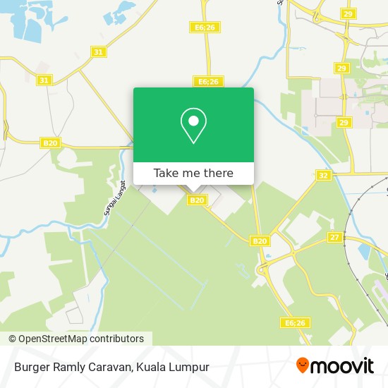 Burger Ramly Caravan map