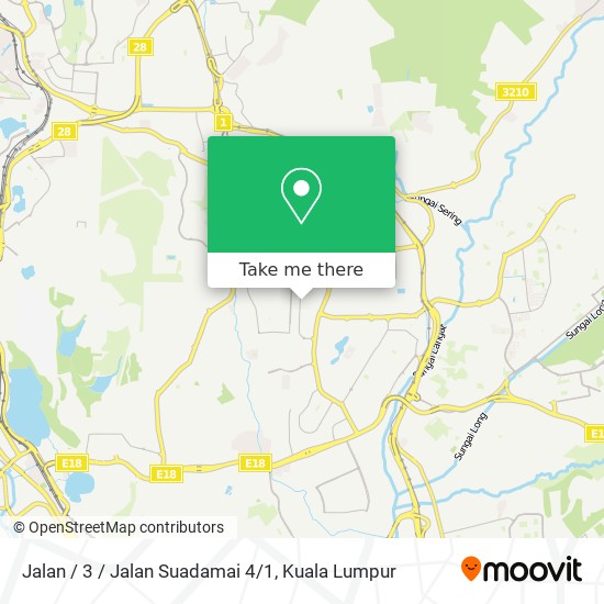 Jalan / 3 / Jalan Suadamai 4/1 map