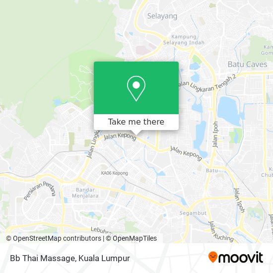 Bb Thai Massage map