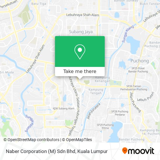 Naber Corporation (M) Sdn Bhd map