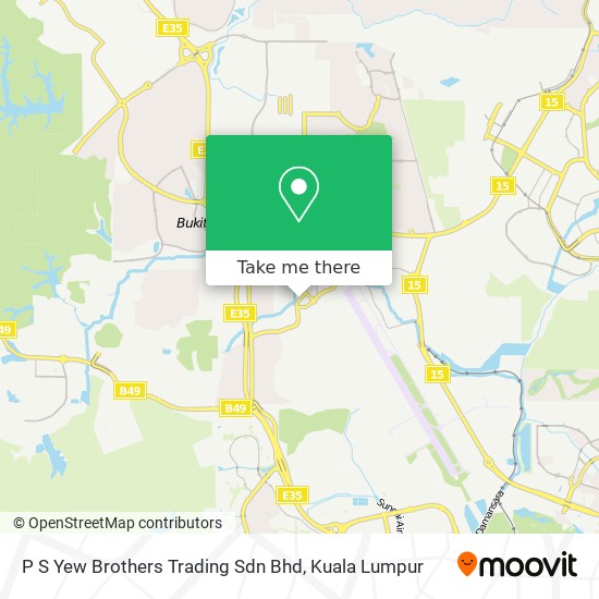 P S Yew Brothers Trading Sdn Bhd map