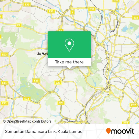 Semantan Damansara Link map