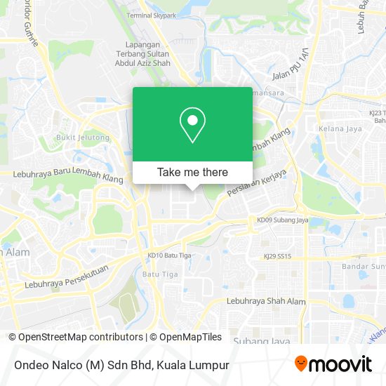 Ondeo Nalco (M) Sdn Bhd map