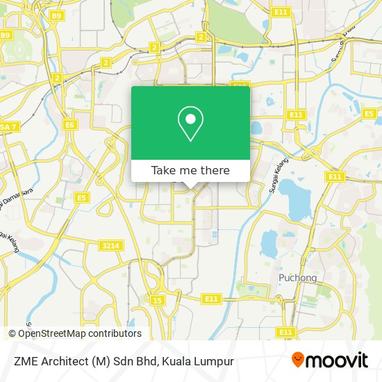 ZME Architect (M) Sdn Bhd map