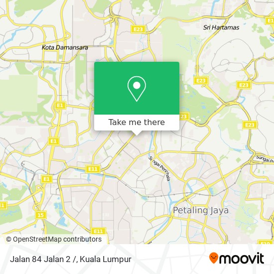 Peta Jalan 84 Jalan 2 /