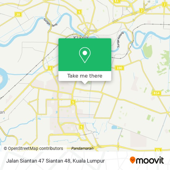 Jalan Siantan 47 Siantan 48 map