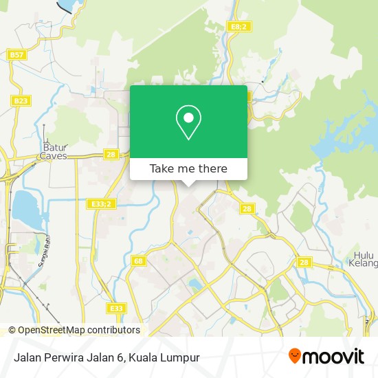 Jalan Perwira Jalan 6 map