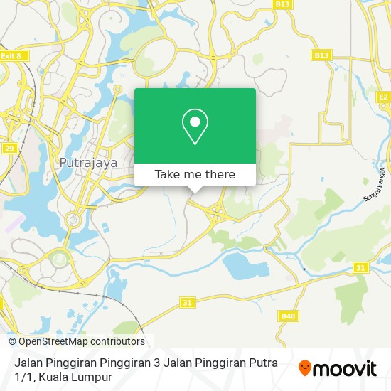 Jalan Pinggiran Pinggiran 3 Jalan Pinggiran Putra 1 / 1 map