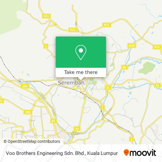Voo Brothers Engineering Sdn. Bhd. map