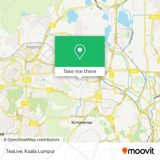 TeaLive map