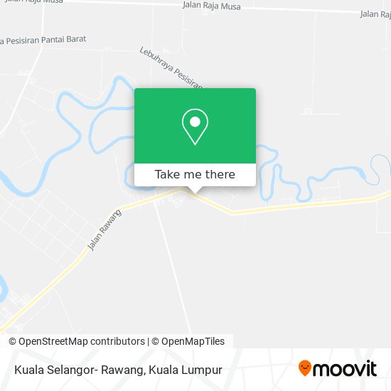 Peta Kuala Selangor- Rawang