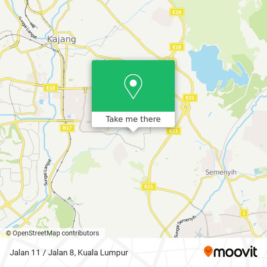 Jalan 11 / Jalan 8 map