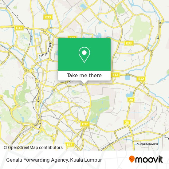 Genalu Forwarding Agency map