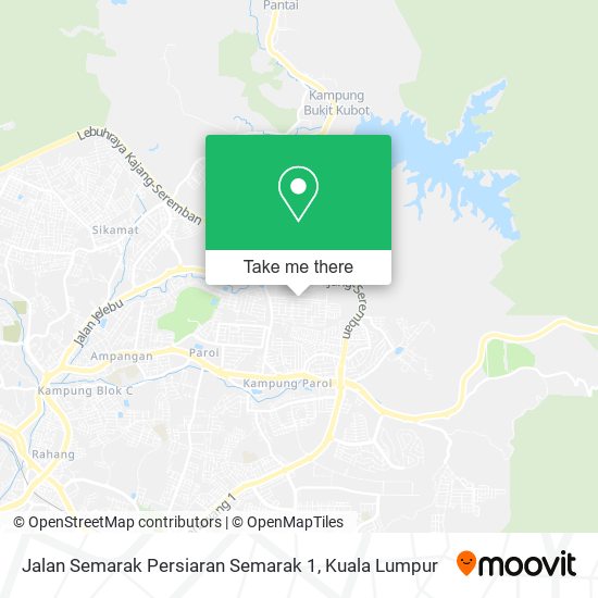 Jalan Semarak Persiaran Semarak 1, 70400 Ampangan map