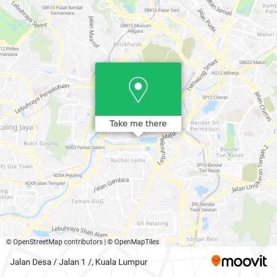 Jalan Desa / Jalan 1 / map