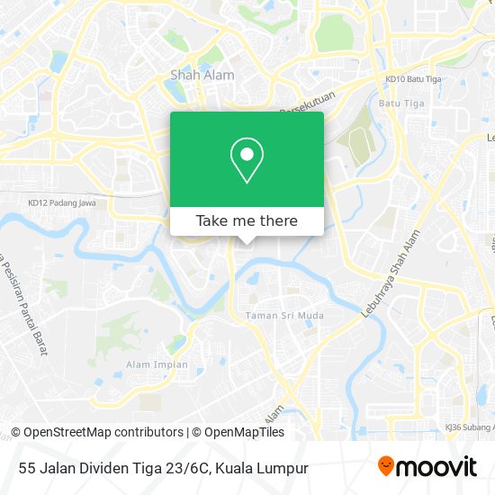 Peta 55 Jalan Dividen Tiga 23/6C