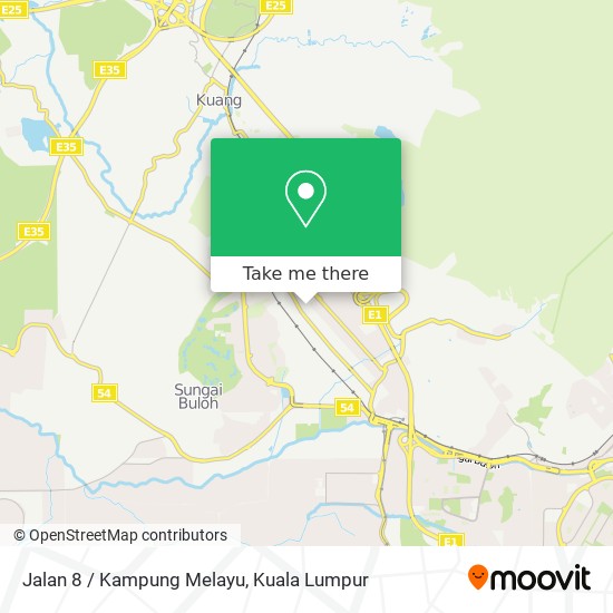 Jalan 8 / Kampung Melayu map