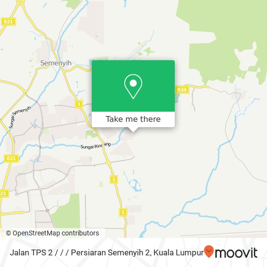 Jalan TPS 2 / / / Persiaran Semenyih 2, 43700 Beranang map