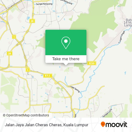 Jalan Jaya Jalan Cheras Cheras map