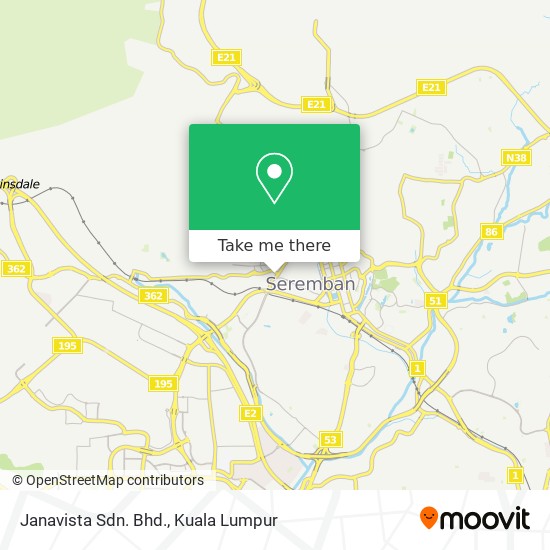 Janavista Sdn. Bhd. map