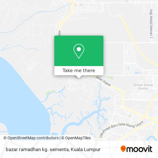 Peta bazar ramadhan kg. sementa