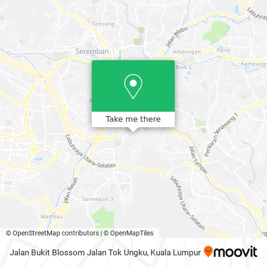 Peta Jalan Bukit Blossom Jalan Tok Ungku