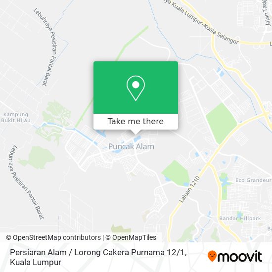 Persiaran Alam / Lorong Cakera Purnama 12 / 1 map