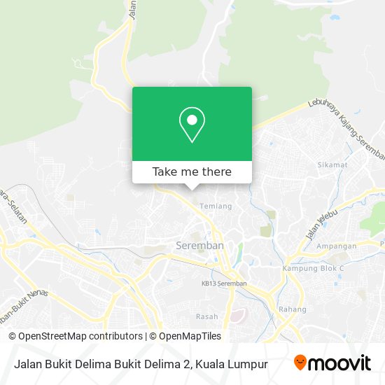 Jalan Bukit Delima Bukit Delima 2 map