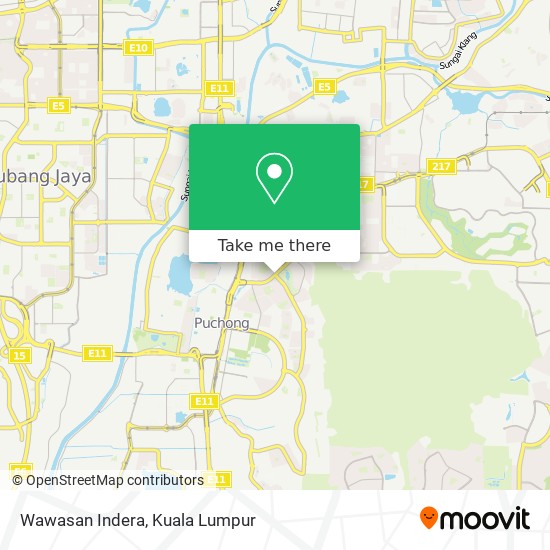 Wawasan Indera map