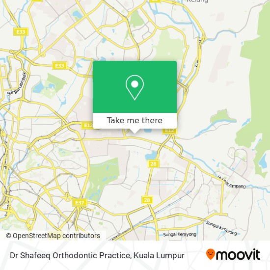 Dr Shafeeq Orthodontic Practice map