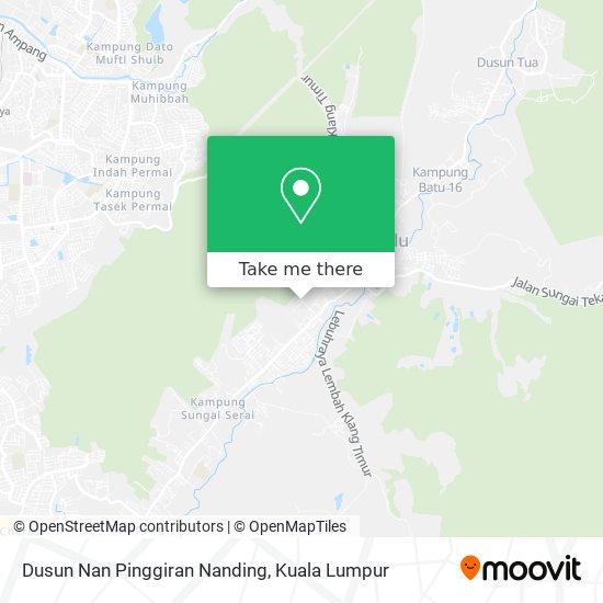 Peta Dusun Nan Pinggiran Nanding