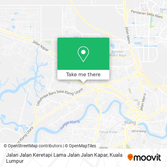 Jalan Jalan Keretapi Lama Jalan Jalan Kapar map