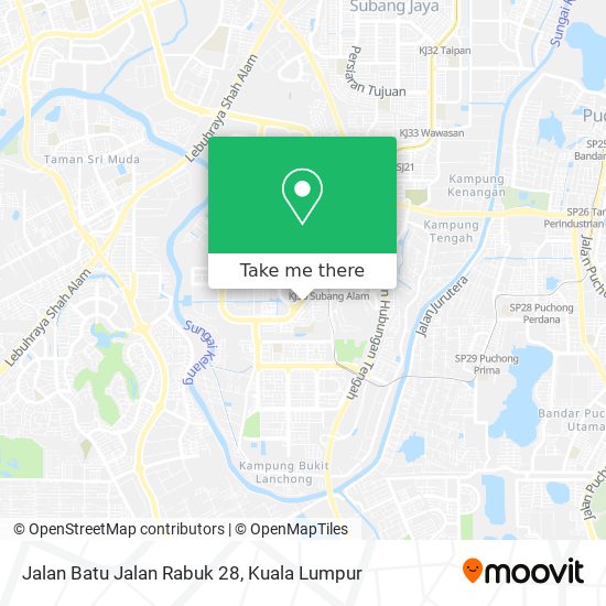 Jalan Batu Jalan Rabuk 28 map