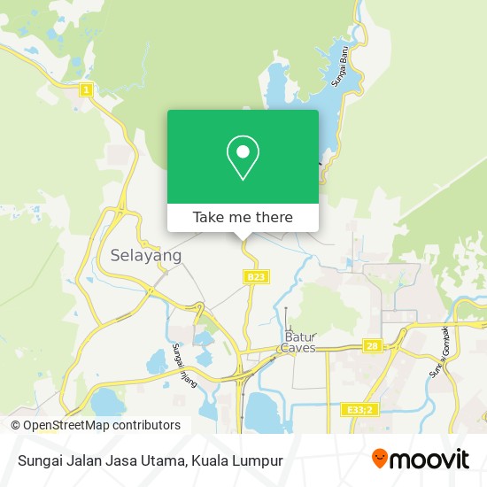 Sungai Jalan Jasa Utama map